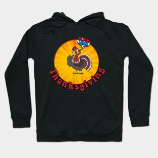 Super hero turkey Hoodie